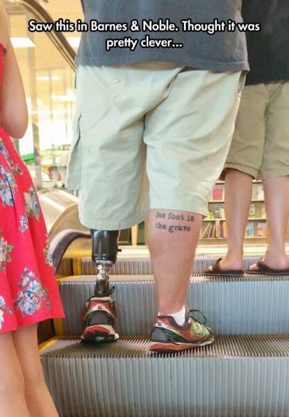 Não ter uma perna não é problema pra ele