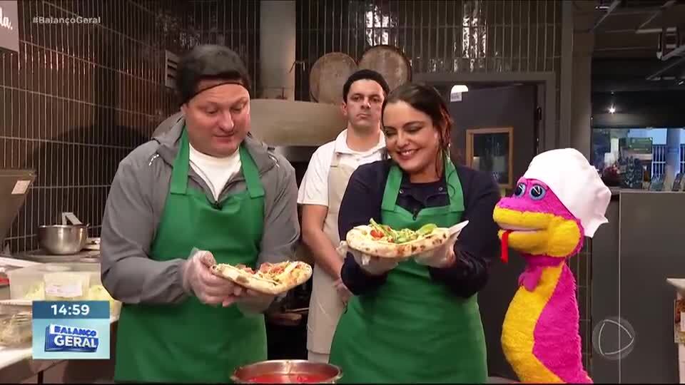 Eleandro Passaia e Fabíola Reipert inventam novos sabores para celebrar o Dia da Pizza