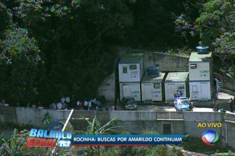 A ação conta com 50 agentes da DH, bombeiros, cães farejadores e até com mergulhadores. A polícia checa suspeita de que o corpo possa estar
escondido em reservatório no Parque Ecológico da Rocinha
