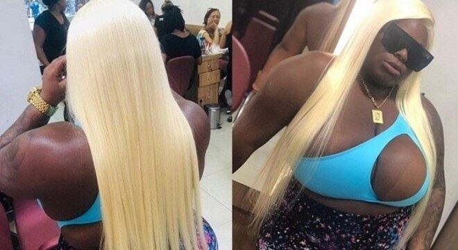 Jojo ganhou longas madeixas loiras