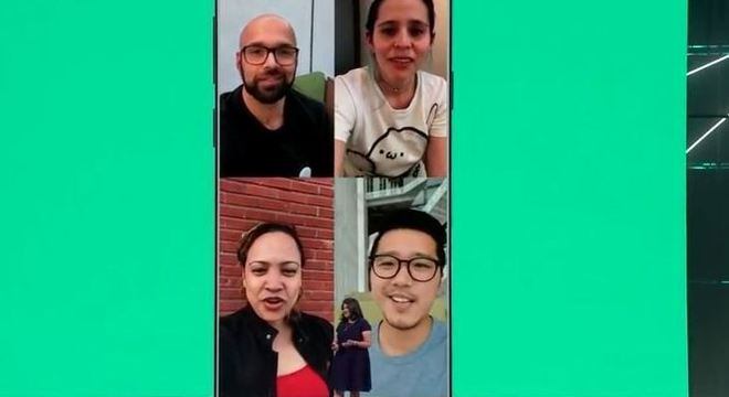 WhatsApp permitirá conversar por vídeo com até quatro pessoas

