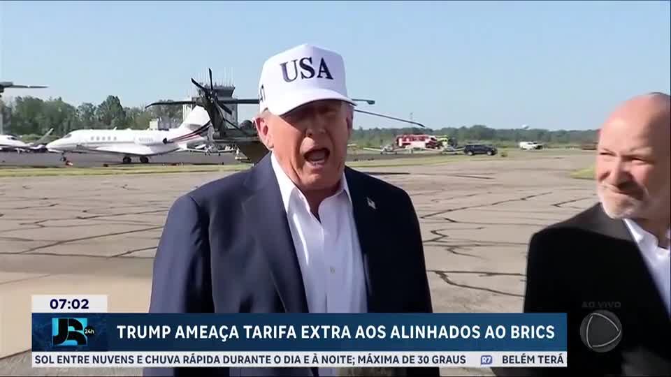 Trump ameaça impor tarifa extra para países alinhados aos Brics