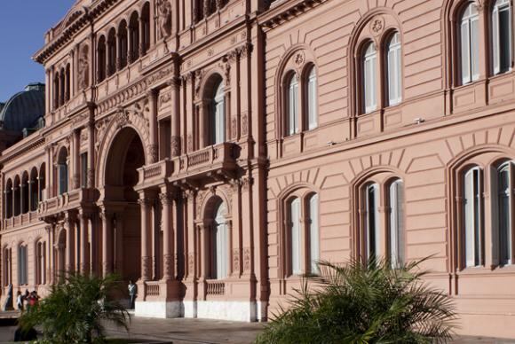 A Casa Rosada, sede do governo argentino