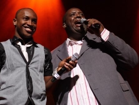 Péricles e Thiaguinho faziam show juntos em Uberlândia (MG)