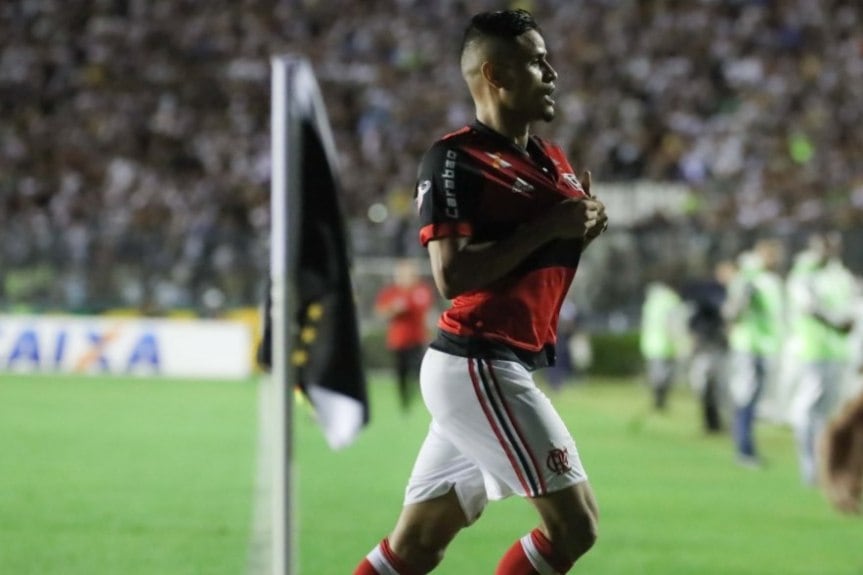 Vasco 0 x 1 Flamengo - Éverton fez o gol sobre o Vasco na partida disputada em São Januário no dia 8 de julho de 2017.