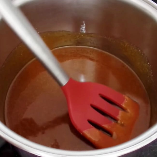 Manjar de Coco com Calda de Ameixa