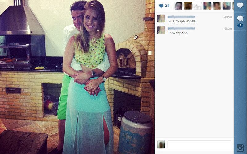 O casal Wilder Morais e Vanessa Gualberto está junto oficialmente há pouco mais de quatro meses