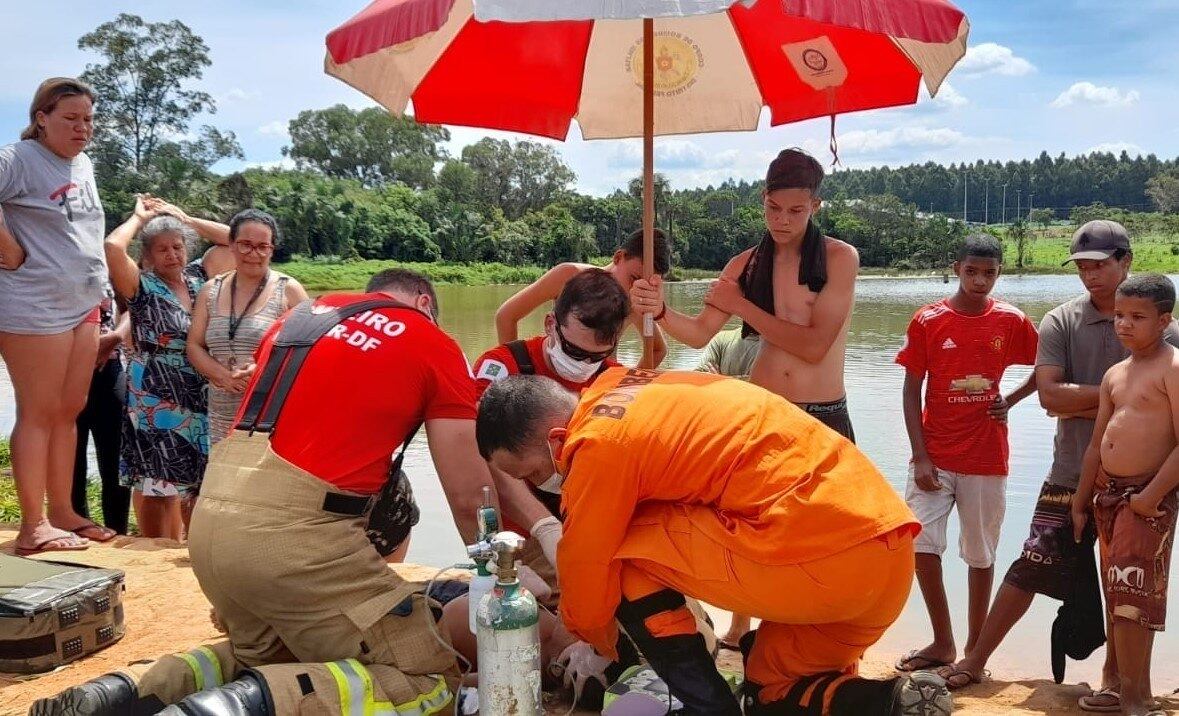 Bombeiros tentaram reanimar a criança por uma hora