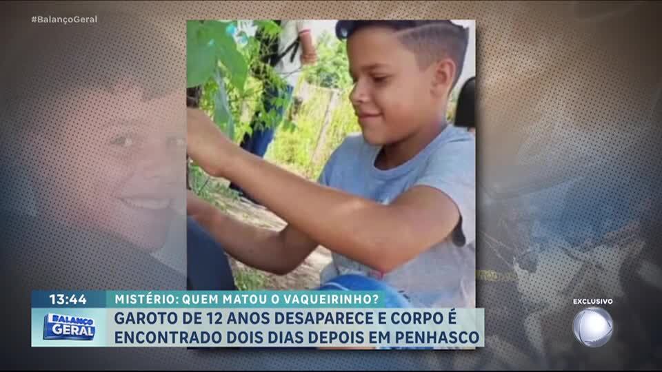 Corpo de garoto de 12 anos que desapareceu em vaquejada é encontrado em penhasco