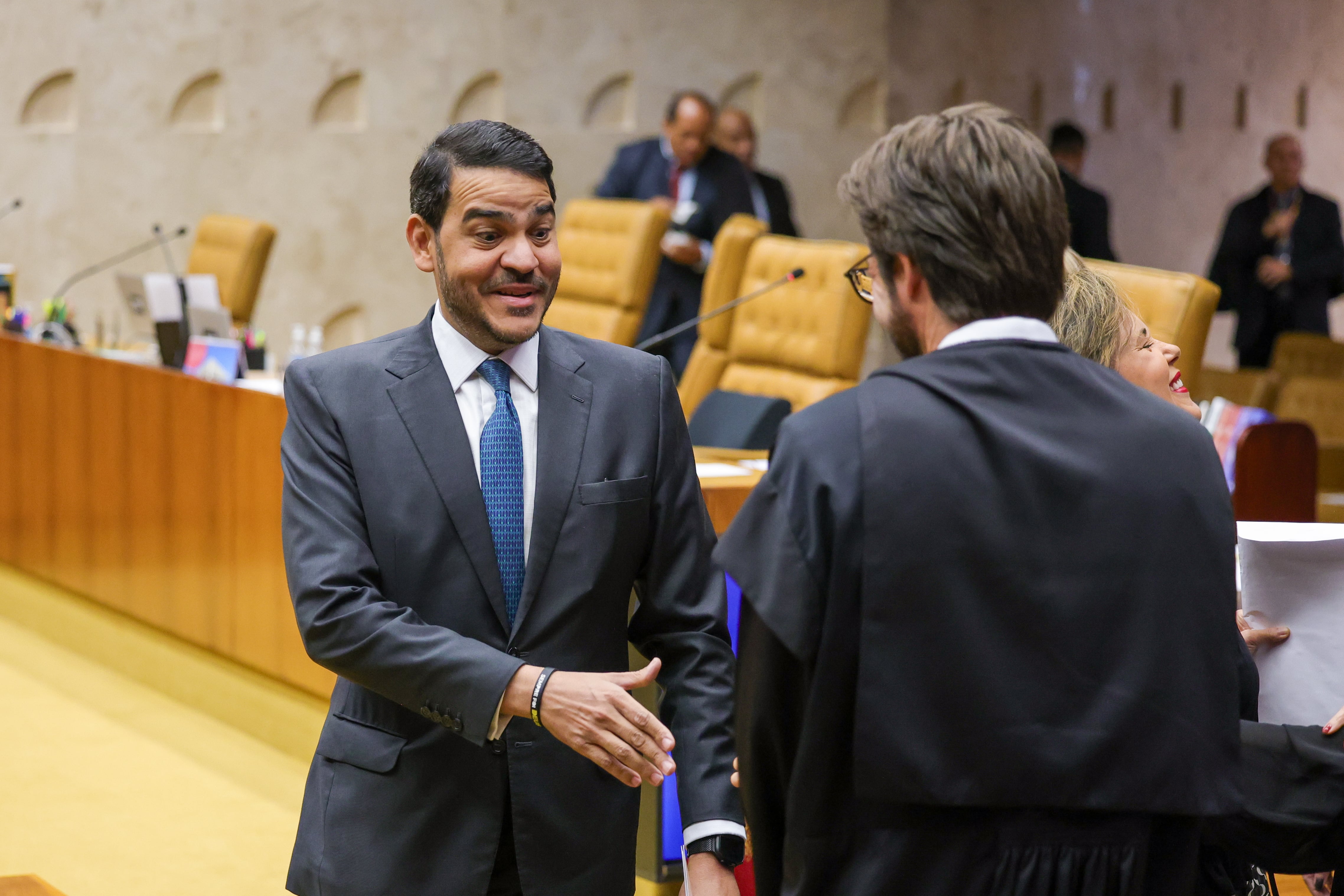 Brasília (DF) 01/08/2025 - O Advogado-geral da União, Jorge Messias, participa da sessão de abertura do segundo semestre judiciário no STF. Foto: Fabio Rodrigues-Pozzebom/ Agência Brasil