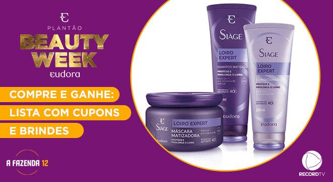 Ofertas exclusivas da Beauty Week Eudora