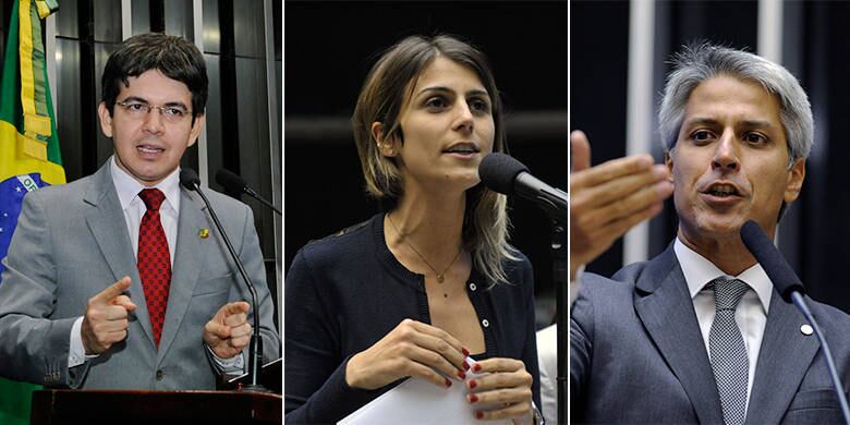 Randolfe Rodrigues, Manuela D'Ávila e Alessandro Molon: atuação de nova geração de políticos tem chamado a atenção
