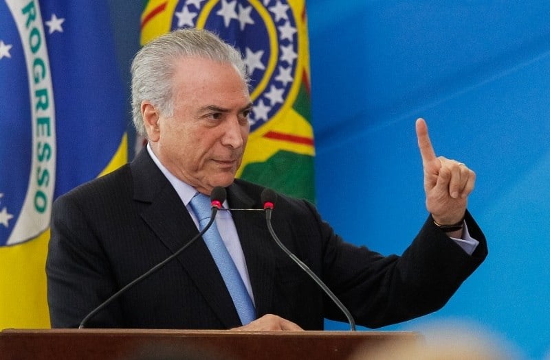 Temer expressou solidariedade com estragos e mortes na Colômbia
