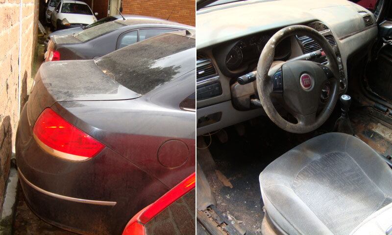 O carro é flex e tem lance inicial de R$ 5.500