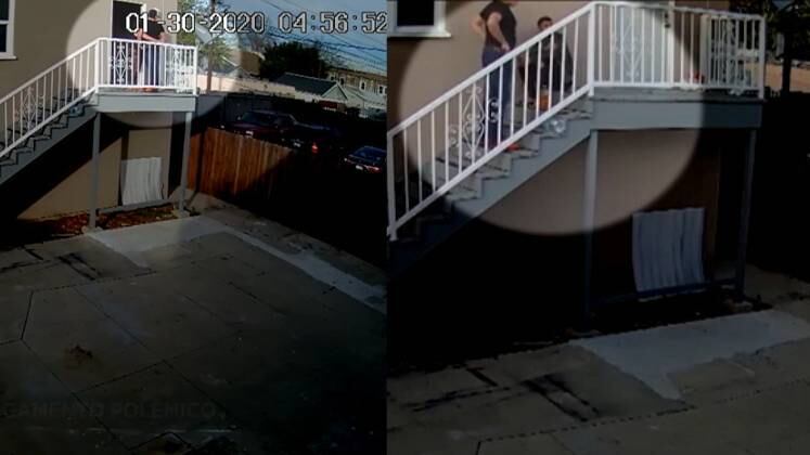 O Domingo Espetacular teve acesso às últimas imagens de Ana com vida. Ela aparece na parte externa conversando com os dois rapazes até que entram na casa dela. Cerca de uma hora depois, Wendel e Thiago surgem na escada como se estivessem resolvendo algo — a polícia acredita que nesse momento a brasileira já estava morta 