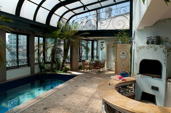 A cobertura do empresário foi projetada por um dos mais
conceituados arquitetos do País