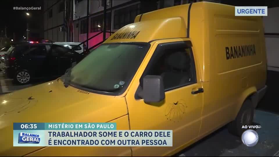 Entregador desaparece e carro dele é encontrado com outra pessoa