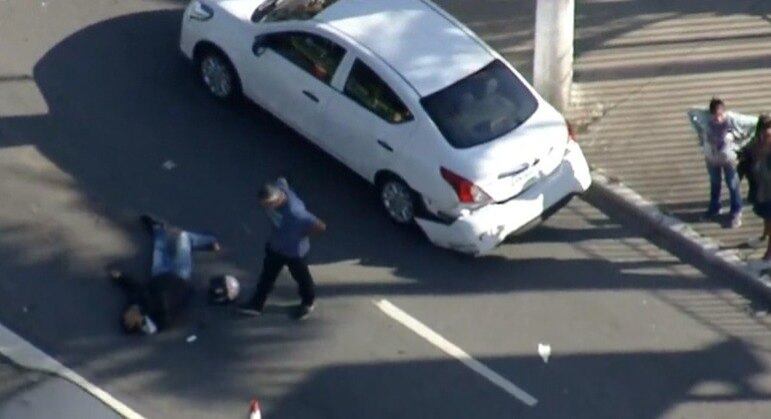 Acidente aconteceu na avenida Atlântica, em Interlagos, zona sul de São Paulo