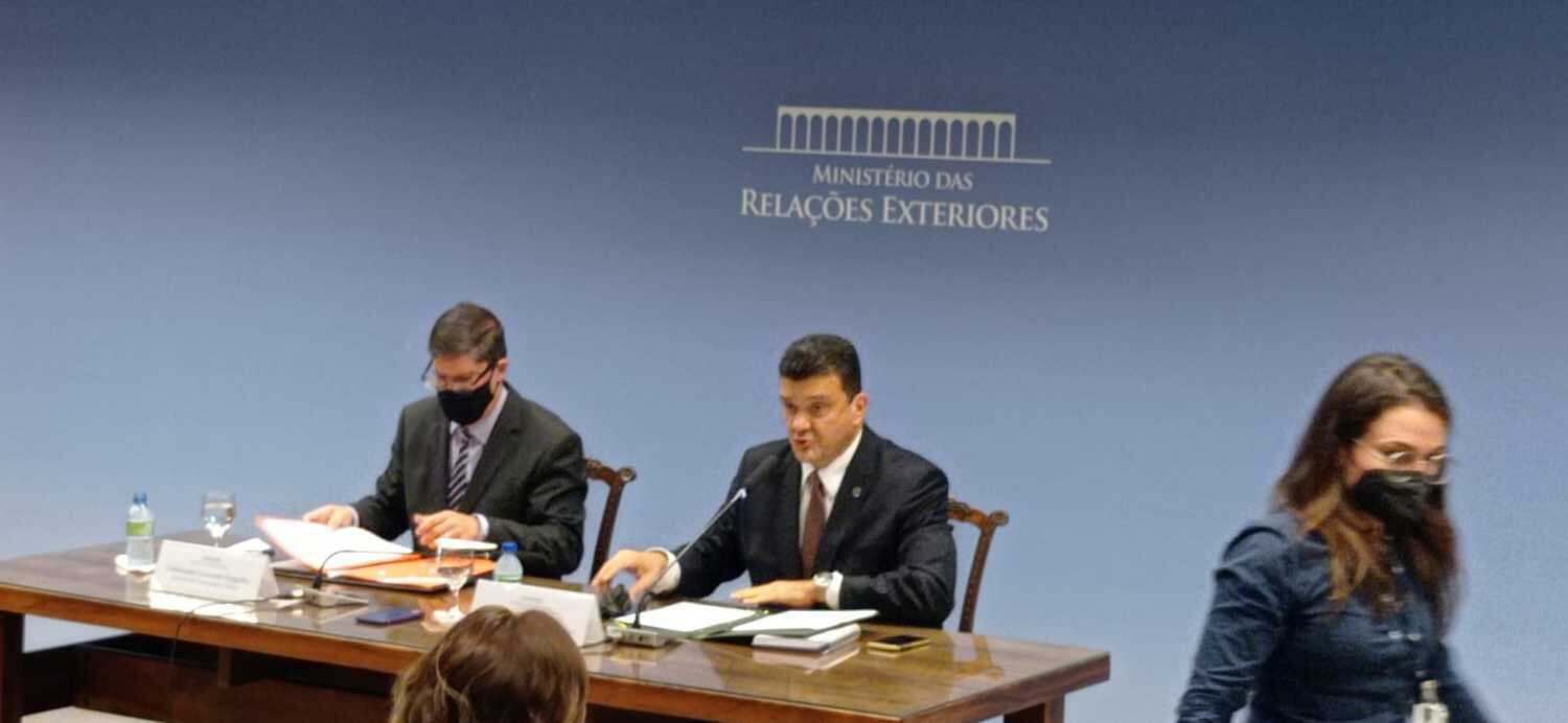 O ministro Adriano Pucci, diretor do departamento de comunicação social do Ministério das Relações Exteriores