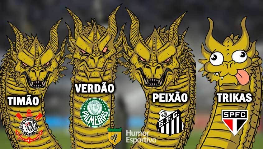 Trikas? Novo apelido do São Paulo é prato cheio para memes dos rivais.