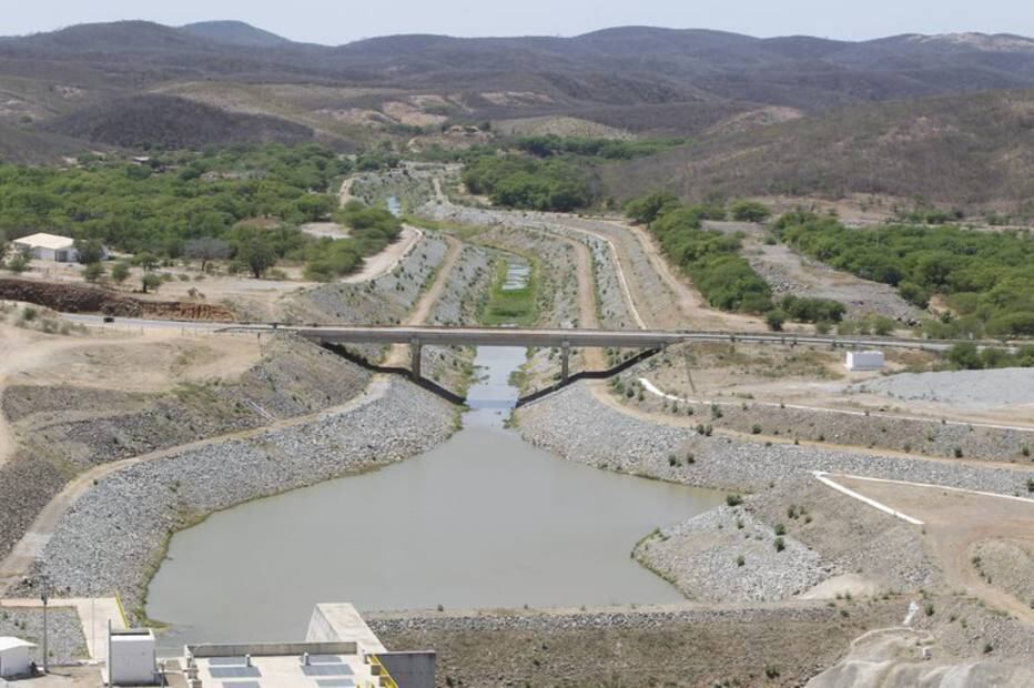 Barragem de Jati, no município homônimo, no Ceará