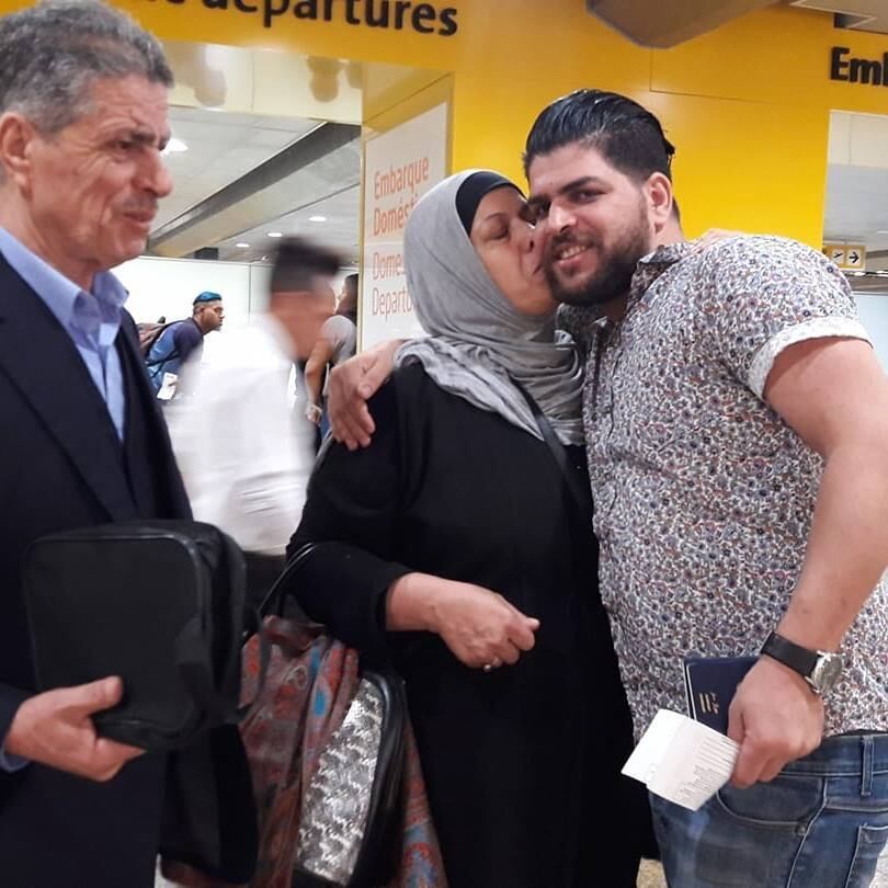 Anas Obeid se despediu dos pais em 30 de março