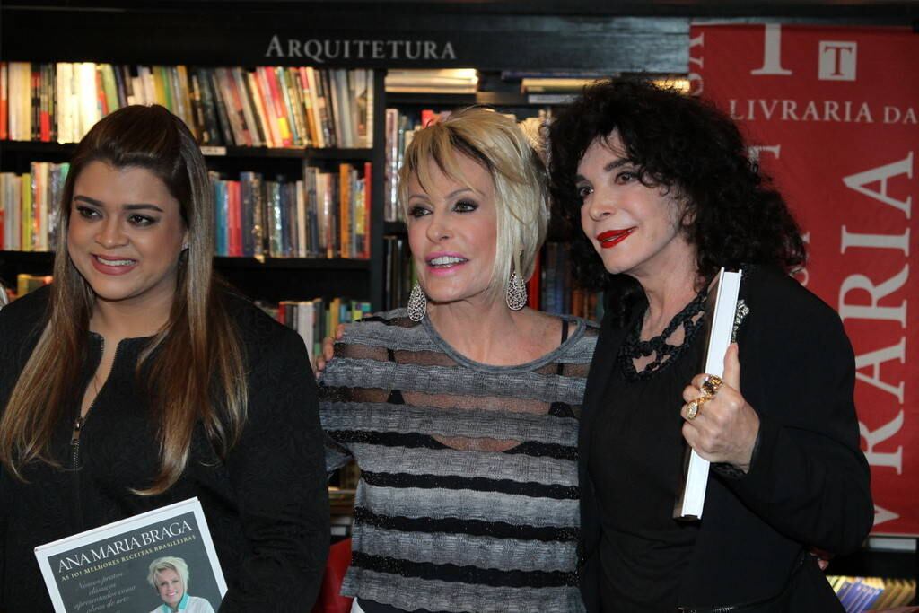 Famosos no lançamento do livro de Ana Maria Braga