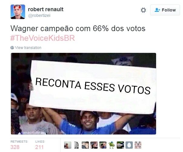 O Twitter veio abaixo com a vitória de Wagner Barreto e se dividiu entre "fãs de Wagner" e "fãs de Rafa Gomes"