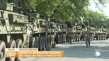 Exército dos EUA celebra 250 anos em meio a protestos contra a política anti-imigração
