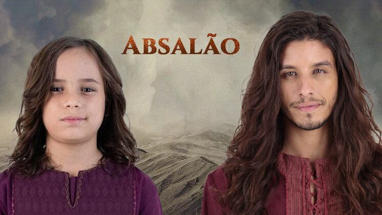 Absalão é o filho mais velho de Maaca (Jakelyne Oliveira) e Davi (Cirillo Luna), interpretado por Miguel Moro até a sétima temporada. Na nova fase, o israelita ganhou vida na pele de Ricky Tavares. Dissimulado, o personagem mantém, aparentemente, uma boa relação com o pai. Em um plano de vingança por conta do abuso sofrido por Tamar (Esther de Oliveira), ele mata Amnon (Luckas Moura) 

