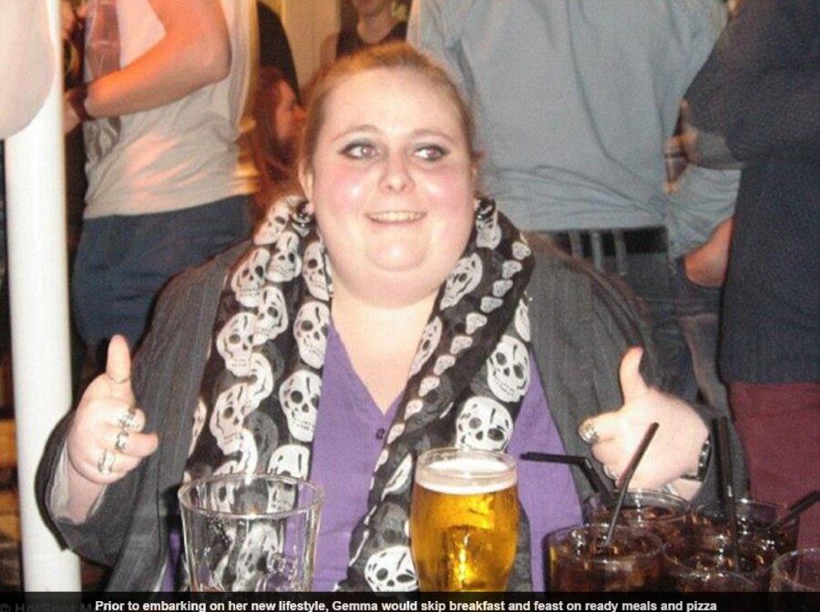 Gemma revela que sempre lutou contra a obesidade, desde
criança