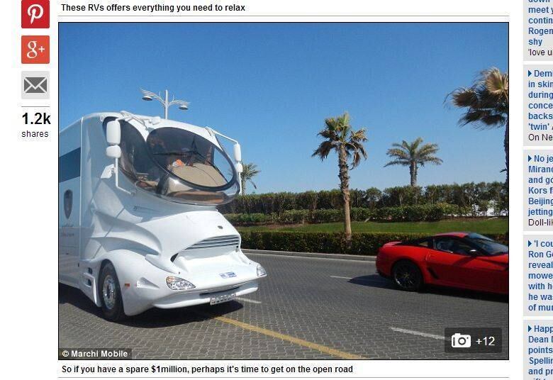 Então, se você tem R$ 3 milhões (US$ 1 milhão) "sobrando" no bolso, talvez
seja hora de pegar a estrada e cair no mundo