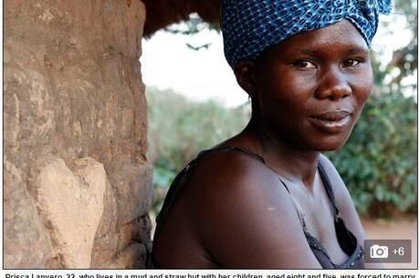 Prisca se casou com Dominic Ongwen depois de ser sequestrada por militantes do Exército de Resistência do Senhor