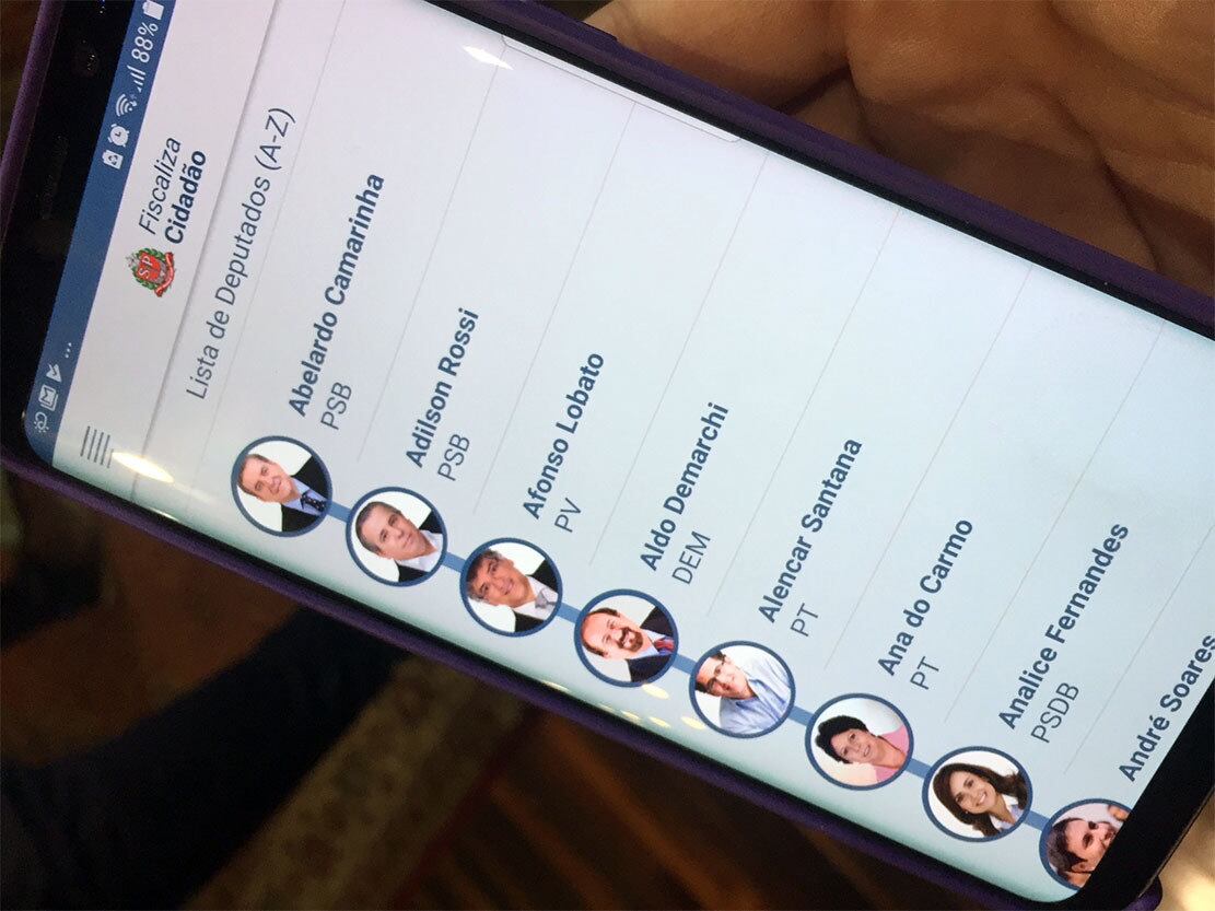 "Fiscaliza Cidadão" está disponível somente para o sistema Android
