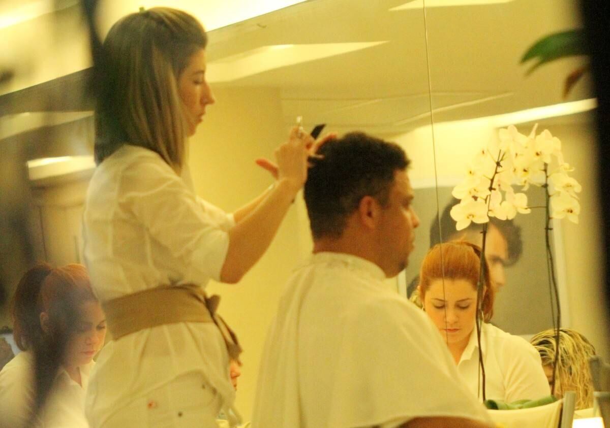 O Fenômeno aproveitou para acertar o visual