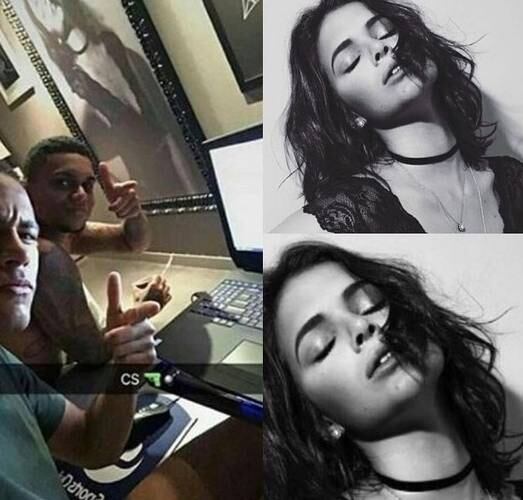 Se estivessem mesmo separados, por qual motivo o jogador teria uma imagem da ex em casa?