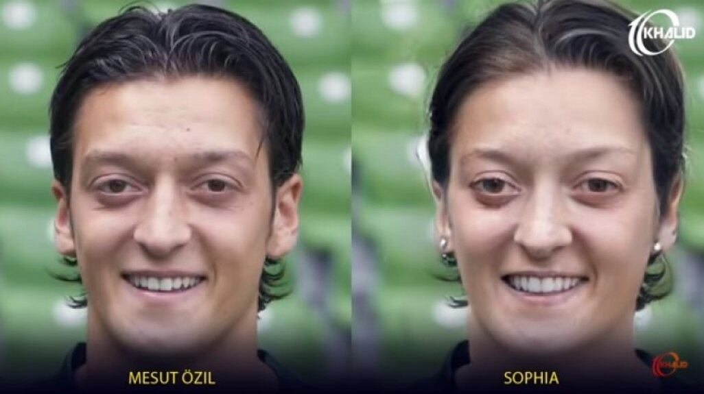 Versão feminina: Özil (Reprodução)