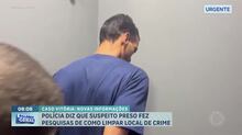 Suspeito preso no caso Vitória fez pesquisa sobre como “limpar o local do crime” no celular