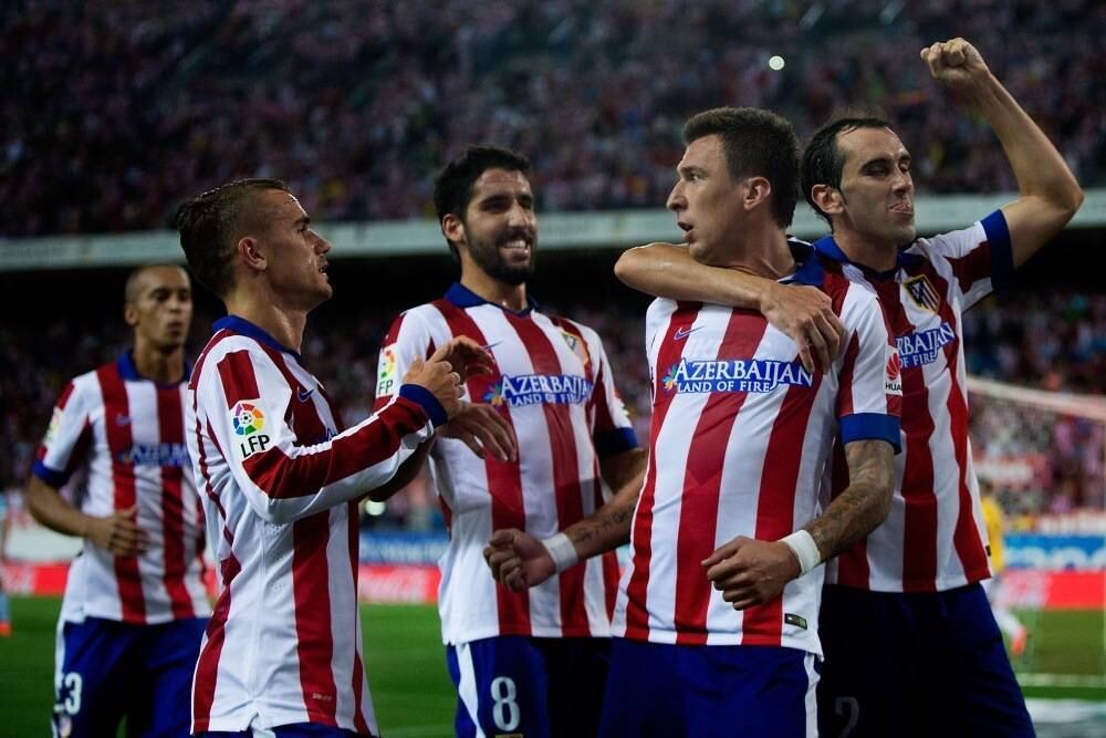 Na sequência, atrás do poderio da
Velha Senhora, Mandzukic, Griezmann e Raúl García, do Atlético de Madri