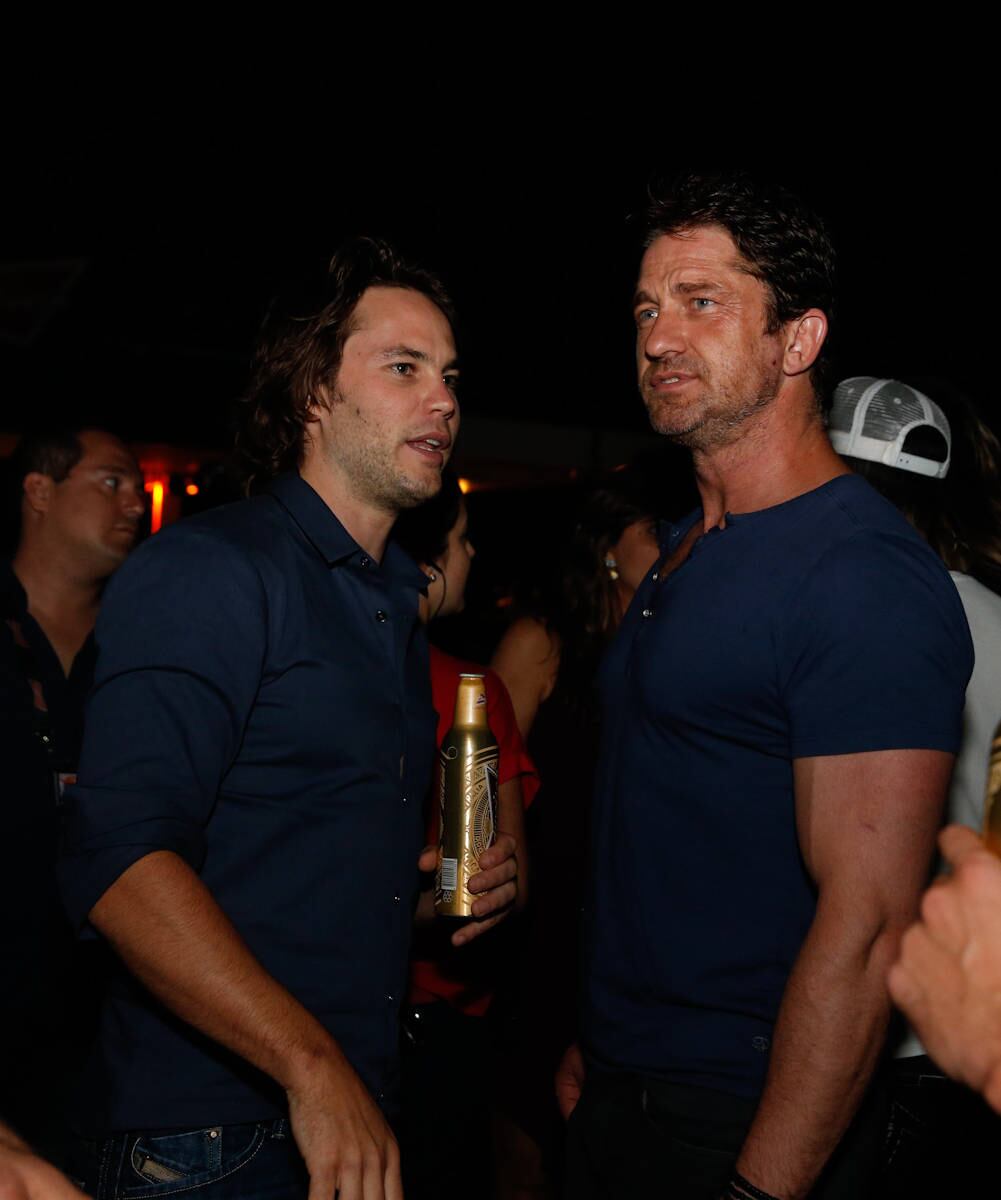 Gerard Butler curtiu a noitada