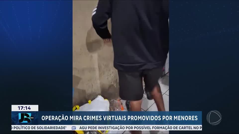 Operação contra crimes na internet apreende oito adolescentes