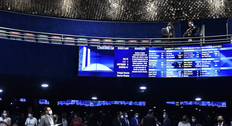 Plenário do Senado Federal, em Brasília (DF)