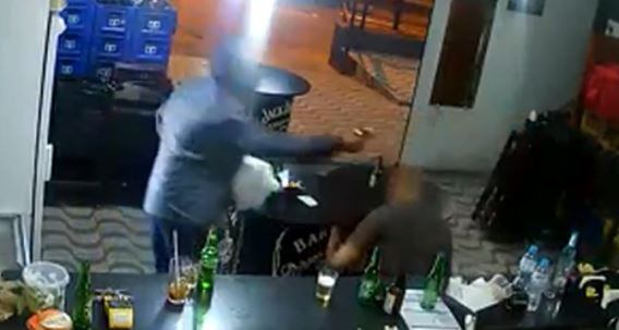 Uma das câmeras de segurança do local flagrou a ação dos criminosos