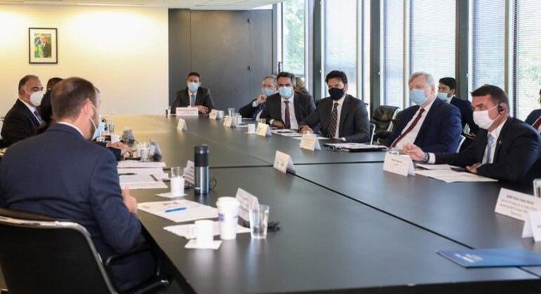 Reunião da comitiva brasileira com representantes do Departamento de Segurança Interna dos EUA, em Washington