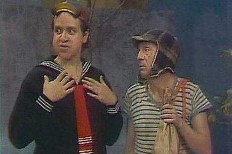 Carlos Villagrán e Roberto Bolaños como Quico e Chaves
