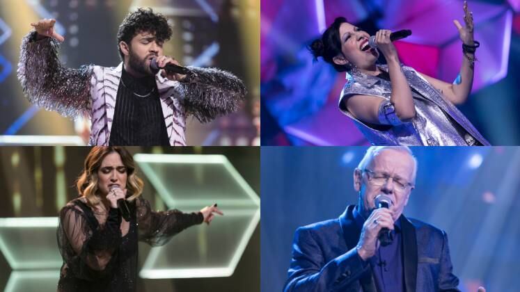 Na primeira fase da grande final do Canta Comigo 4, os competidores tiveram um trabalhão para agradar os jurados. Em busca do prêmio de R$ 300 mil, os candidatos não economizaram na performance e, principalmente, na voz. Com sucessos nacionais e internacionais, lutaram por um lugar no Top 3. Veja o repertório escolhido por eles!