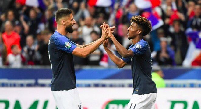 França, Giroud e Coman