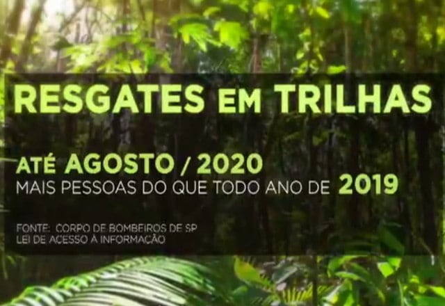 Todo cuidado é pouco na hora de se aventurar em uma caminhada na mata fechada. De acordo com dados do Corpo de Bombeiros, o número de pessoas perdidas em trilhas cresceu nos últimos 3 anos