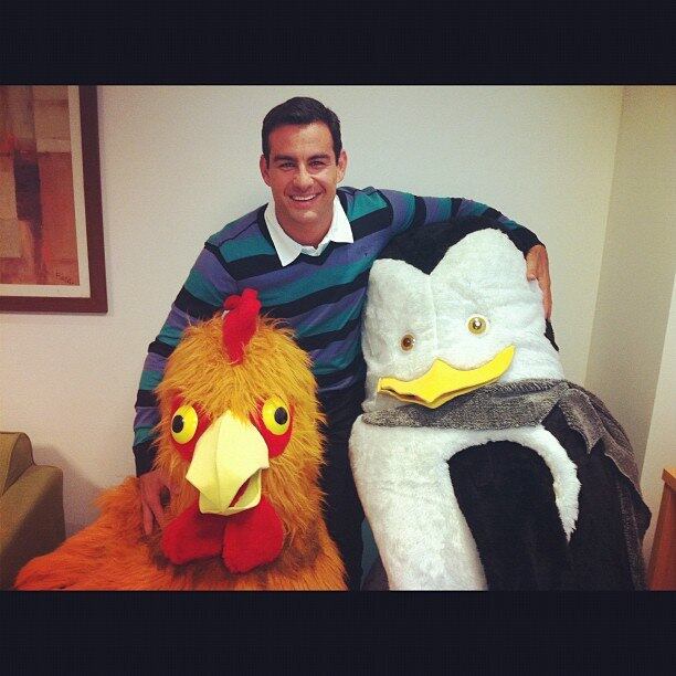 Em Balacobaco, Thierry Figueira deu vida ao inesquecível Patrick Pimenta, personagem divertido que sonhava em se tornar ator ou apresentador de TV, mas acabou protagonizando um programa infantil fantasiado de pinguim, o que era motivo de vergonha