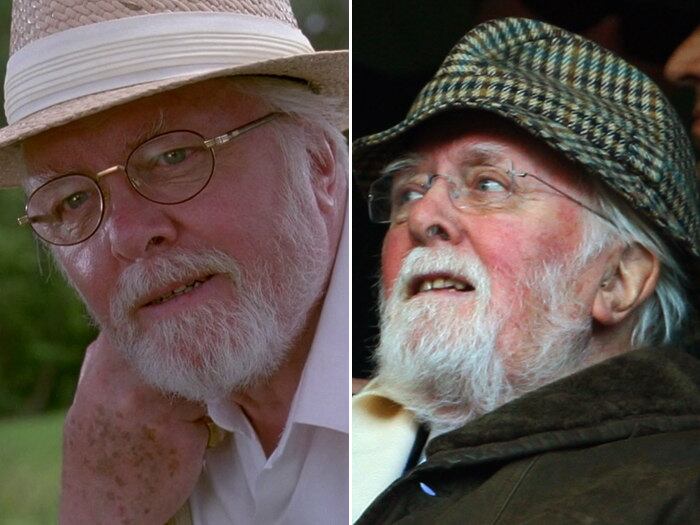 Richard Attenborough era dr. John Hammond. Seu último papel
foi em 2002 em Puckoon.
O ator tem hoje 89 anos
